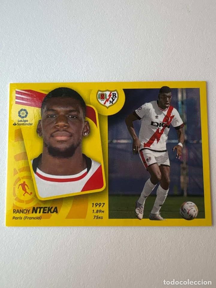 Cartes &agrave; collectionner de Football: Cromo Randy Nteka Rayo Vallecano Nuevo Fichaje 25 Liga Este 2021-22