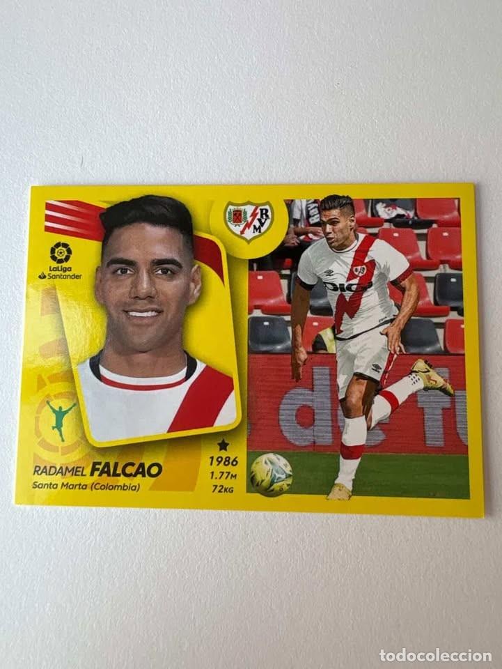 Cromos de f&uacute;tbol: Cromo Radamel Falcao Rayo Vallecano Nuevo Fichaje 60 Liga Este 2021-22
