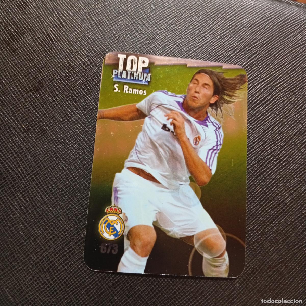 Cromos de f&uacute;tbol: 673 SERGIO RAMOS REAL MADRID MUNDICROMO QUIZ GAME 2008 2009 FUTBOL 08 09 - A212 PG13 BRILLO LISO