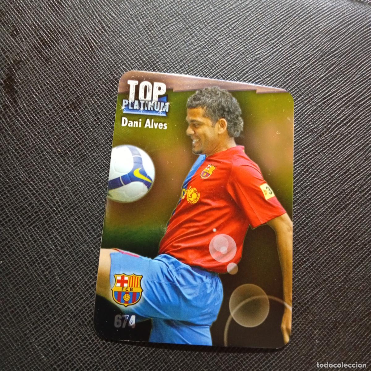 Cromos de f&uacute;tbol: 674 DANI ALVES BARCELONA MUNDICROMO QUIZ GAME 2008 2009 FUTBOL 08 09 - A212 PG13 BRILLO LISO