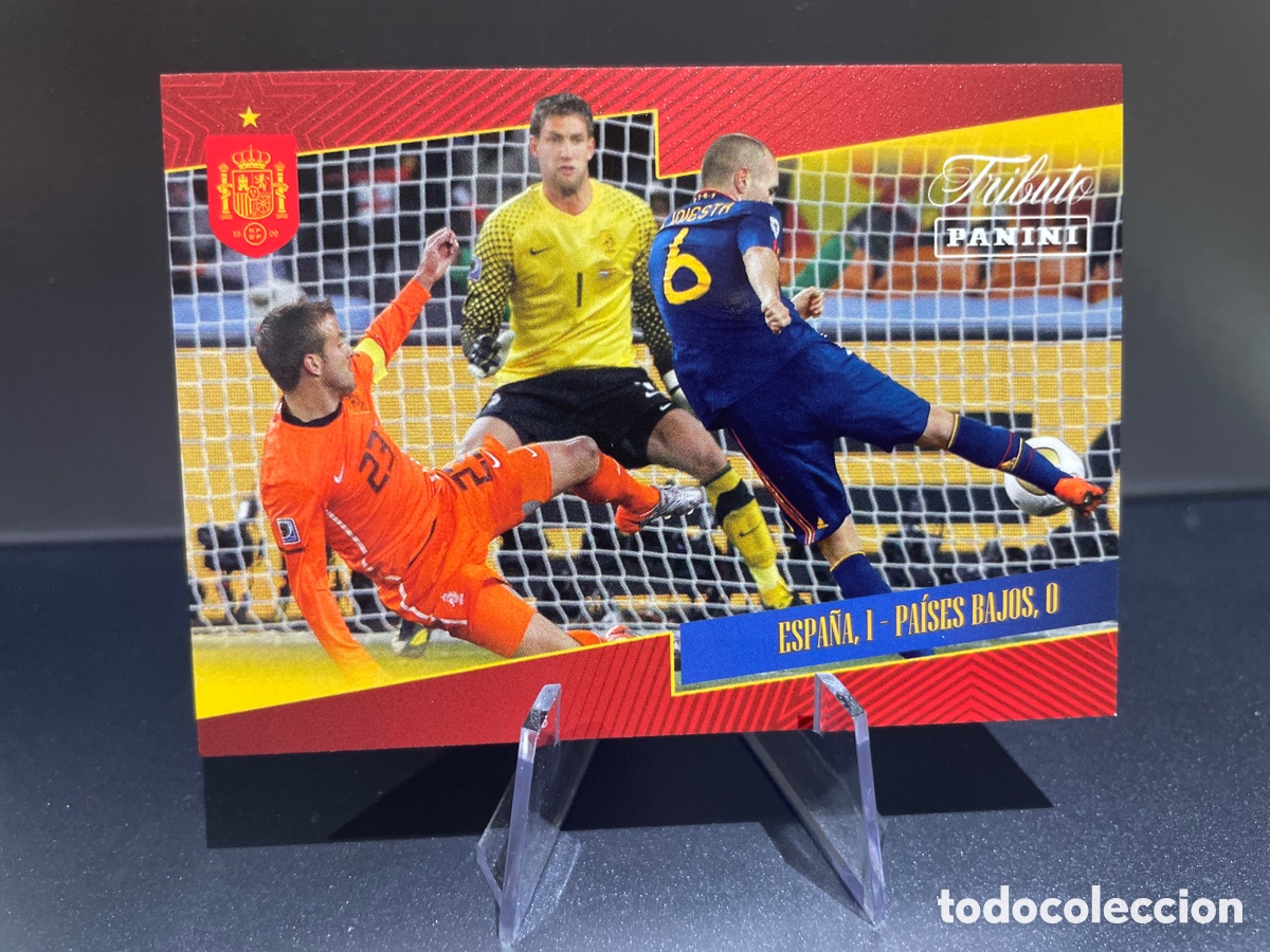 Fu&szlig;ball-Sticker: Espa&ntilde;a 1 - Paises Bajos 0 31 Panini Tribute Seleccion Espa&ntilde;ola 2010-2026 Vamos Campeones