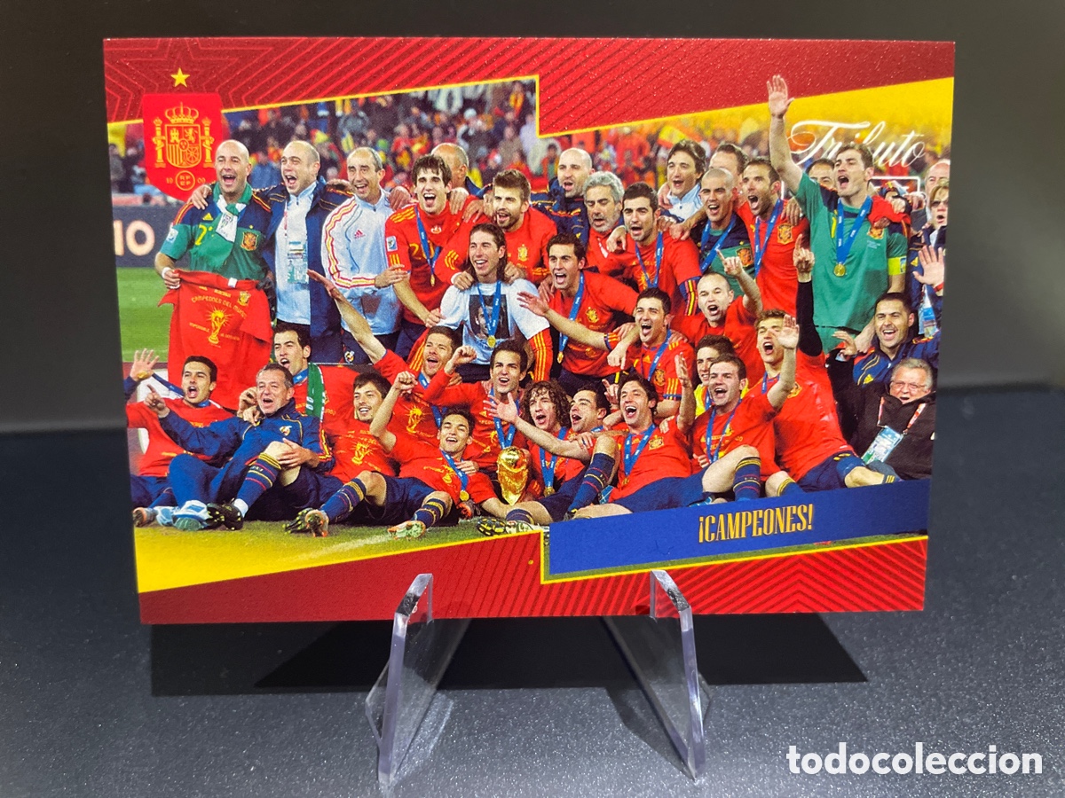 Fu&szlig;ball-Sticker: Campeones 33 Panini Tribute Seleccion Espa&ntilde;ola 2010-2026 Vamos Campeones