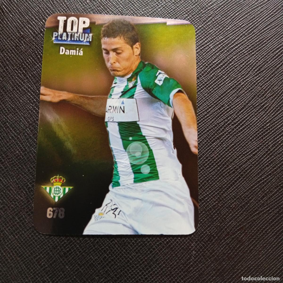 Cromos de f&uacute;tbol: 678 DAMIA REAL BETIS MUNDICROMO QUIZ GAME 2008 2009 FUTBOL 08 09 - A212 PG13 BRILLO LISO
