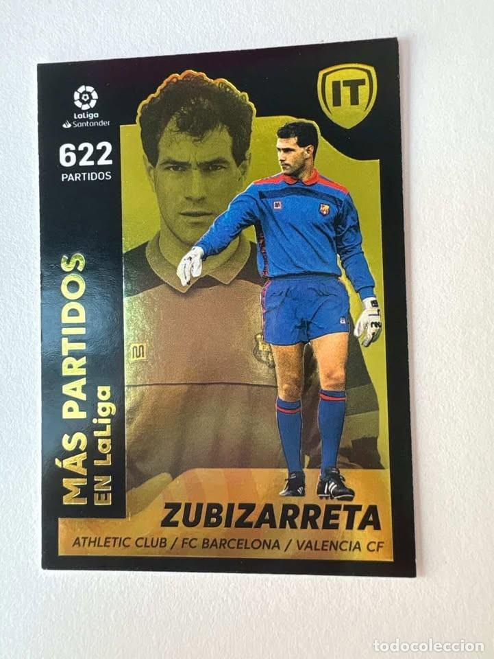 Cromos de f&uacute;tbol: Cromo La isla del tesoro Zubizarreta Ba&ccedil;a M&aacute;s Partidos en LaLiga 2 Liga Este 2021-22
