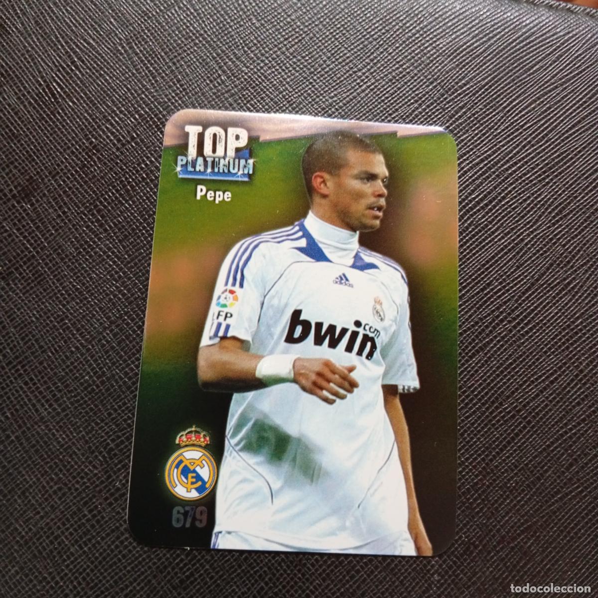 Cromos de f&uacute;tbol: 679 PEPE REAL MADRID MUNDICROMO QUIZ GAME 2008 2009 FUTBOL 08 09 - A212 PG13 BRILLO LISO