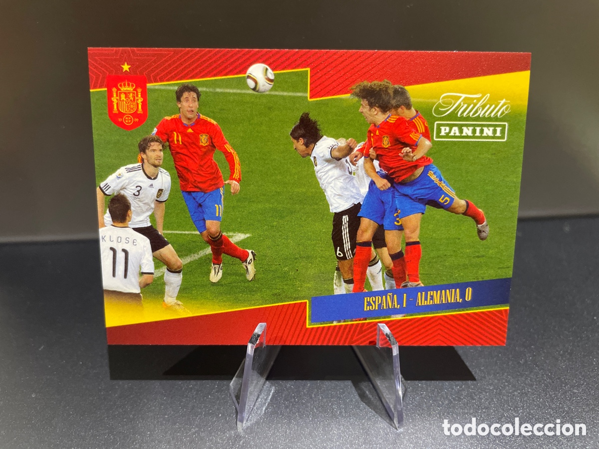 Fu&szlig;ball-Sticker: Espa&ntilde;a 1 - Alemania 0 30 Panini Tribute Seleccion Espa&ntilde;ola 2010-2026 Vamos Campeones