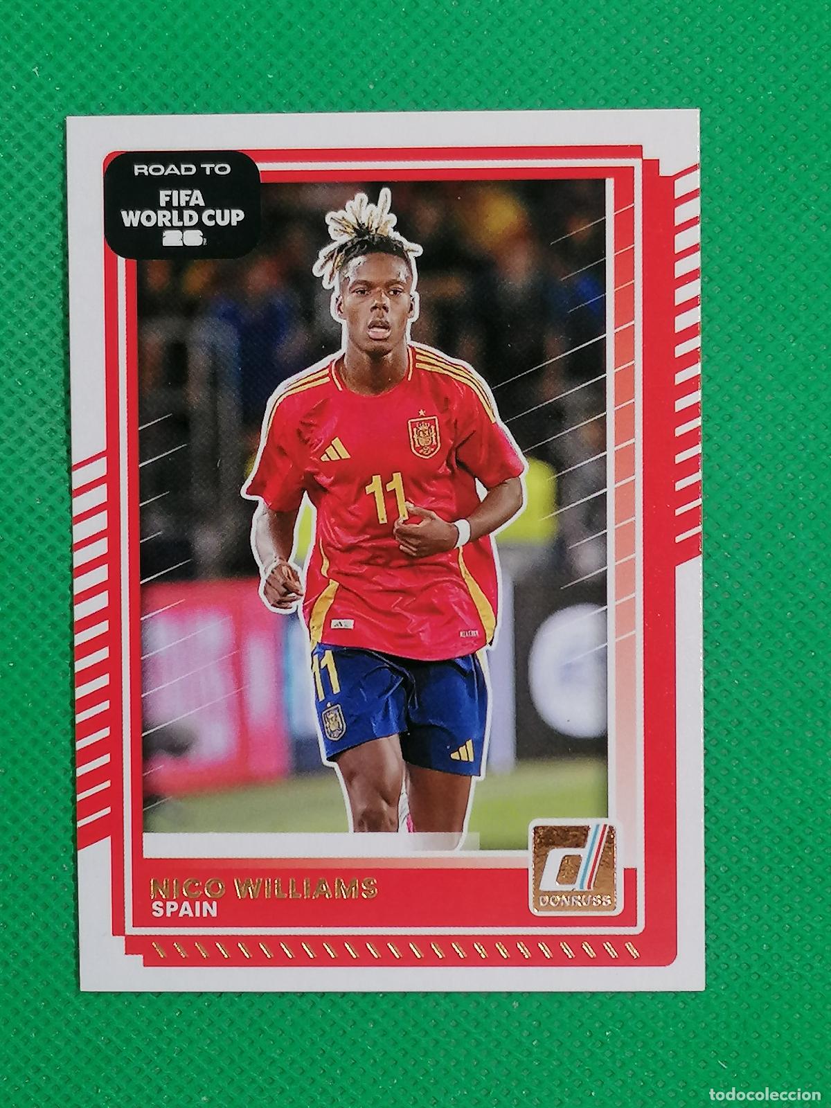 Cromos de f&uacute;tbol: 12 NICO WILLIAMS SPAIN ⚽ PANINI DONRUSS ROAD TO WORLD CUP 25 26 2025 2026 ⚽