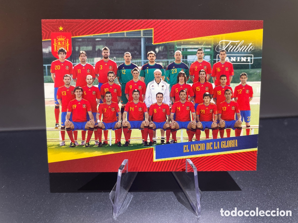 Fu&szlig;ball-Sticker: El inicio de la Gloria 32 Panini Tribute Seleccion Espa&ntilde;ola 2010-2026 Vamos Campeones