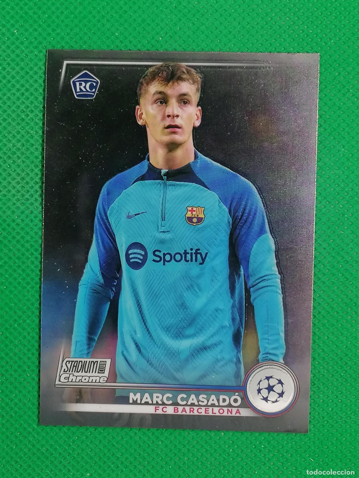 Cromos de f&uacute;tbol: 55 MARC CASADO BARCELONA ROOKIE ⚽ TOPPS STADIUM CHROME 23 24 2023 2024 ⚽