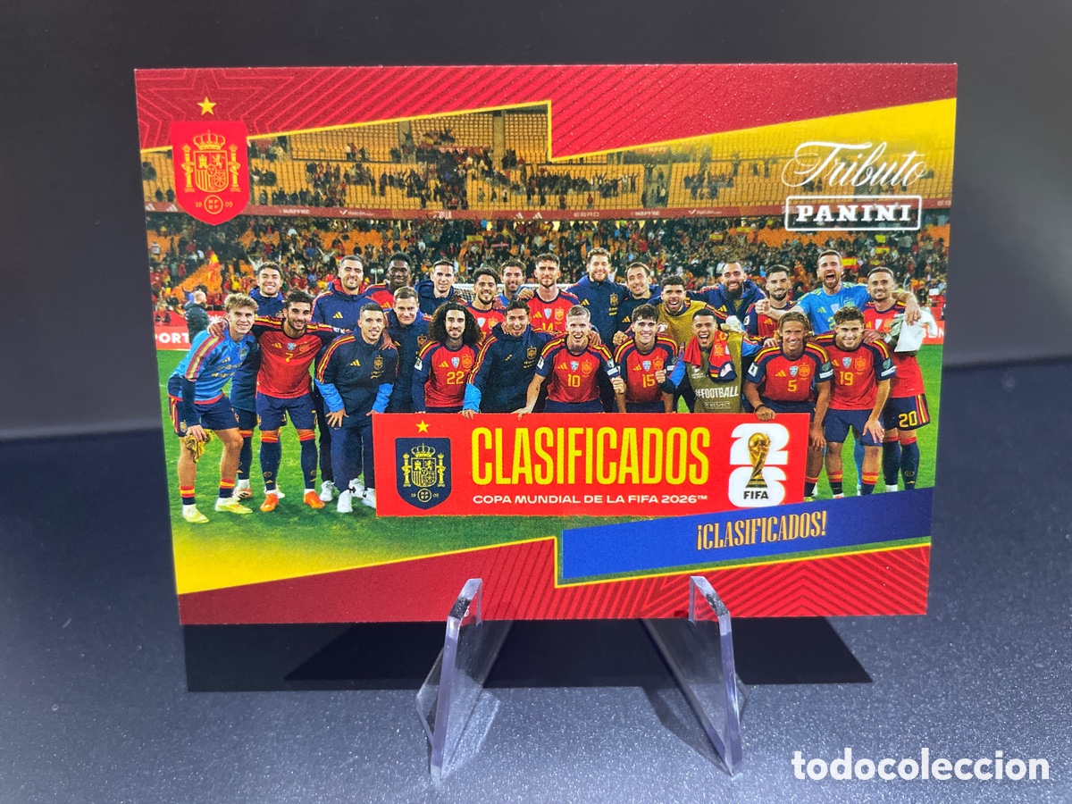 Fu&szlig;ball-Sticker: Clasificados 70 Panini Tribute Seleccion Espa&ntilde;ola 2010-2026 Vamos Campeones