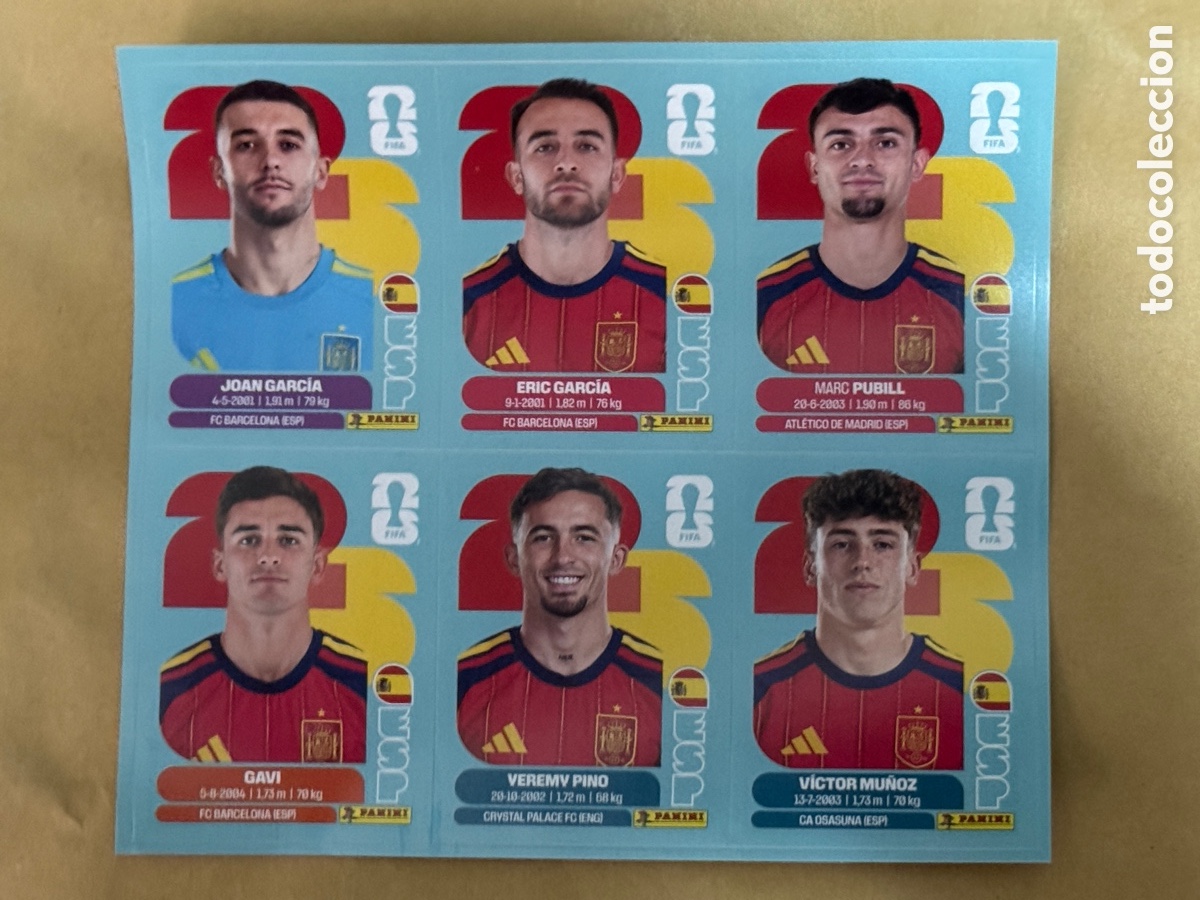 Cromos de f&uacute;tbol: Actualizaci&oacute;n Espa&ntilde;a Mundial 2026 Revista Jug&oacute;n 232