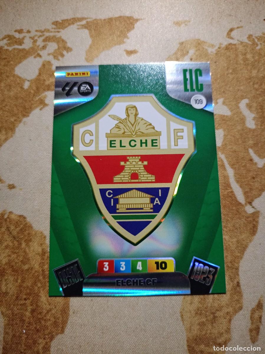 Cromos de f&uacute;tbol: Elche 109 ESCUDO Adrenalyn 2025-26