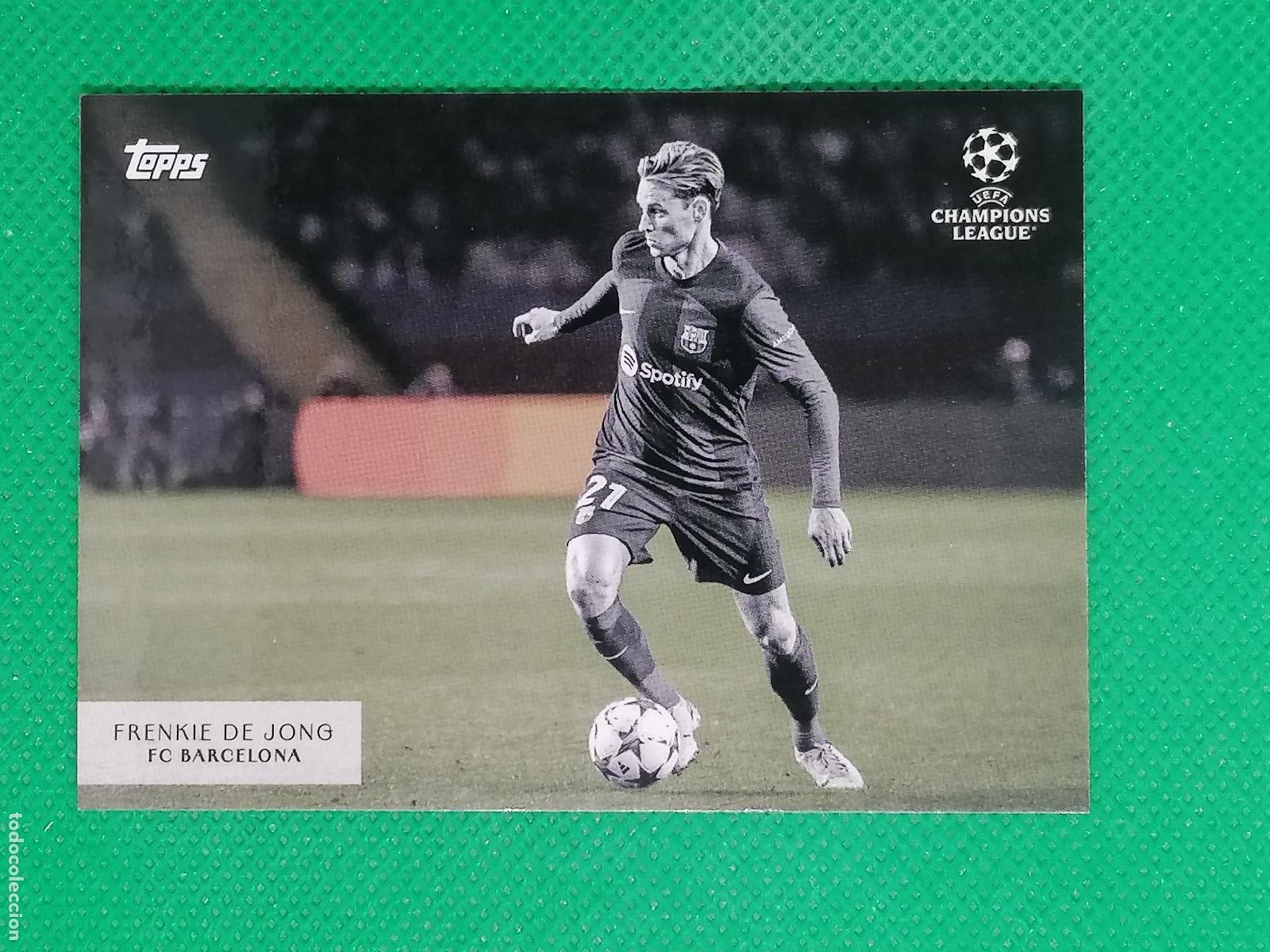 Cromos de f&uacute;tbol: FRENKIE DE JONG BARCELONA ⚽ TOPPS SIMPLICIDAD 2025 ⚽