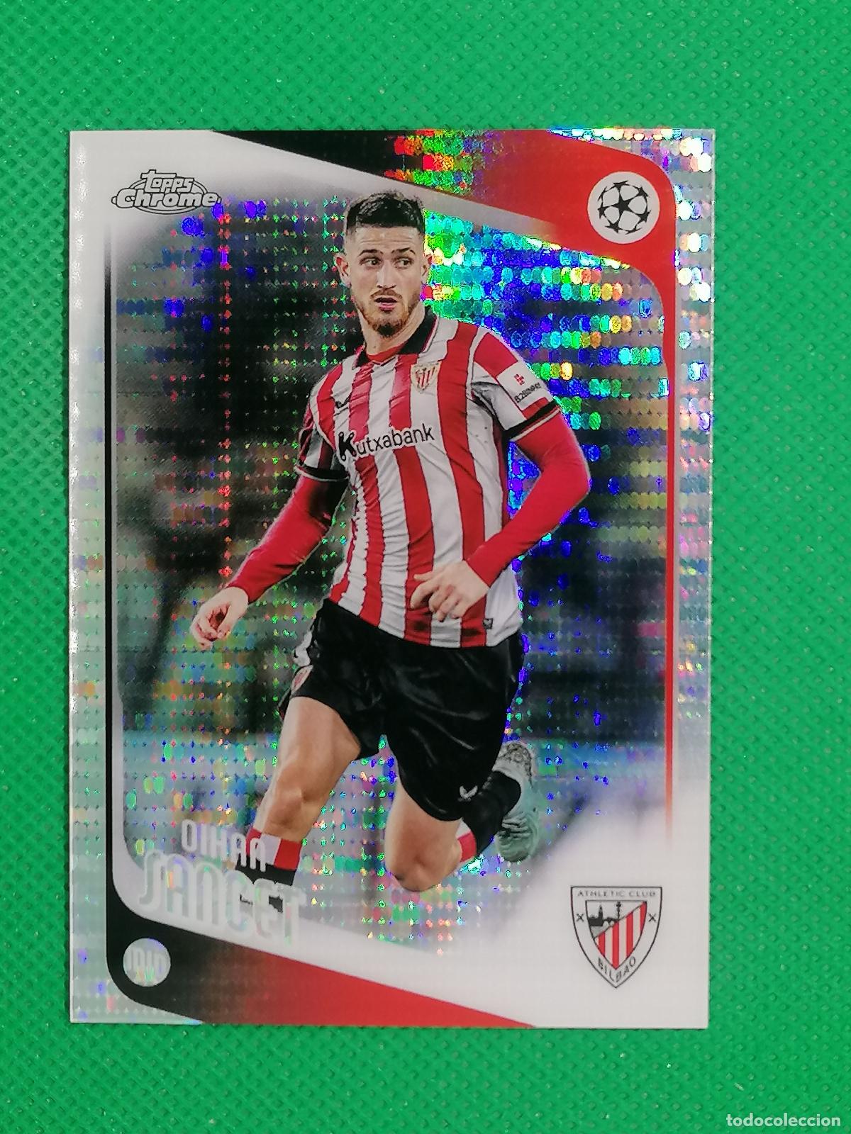 Cromos de f&uacute;tbol: 195 OIHAN SANCET ATHLETIC BILBAO PULSAR ⚽ TOPPS CHROME UCC 25 26 2025 2026 ⚽