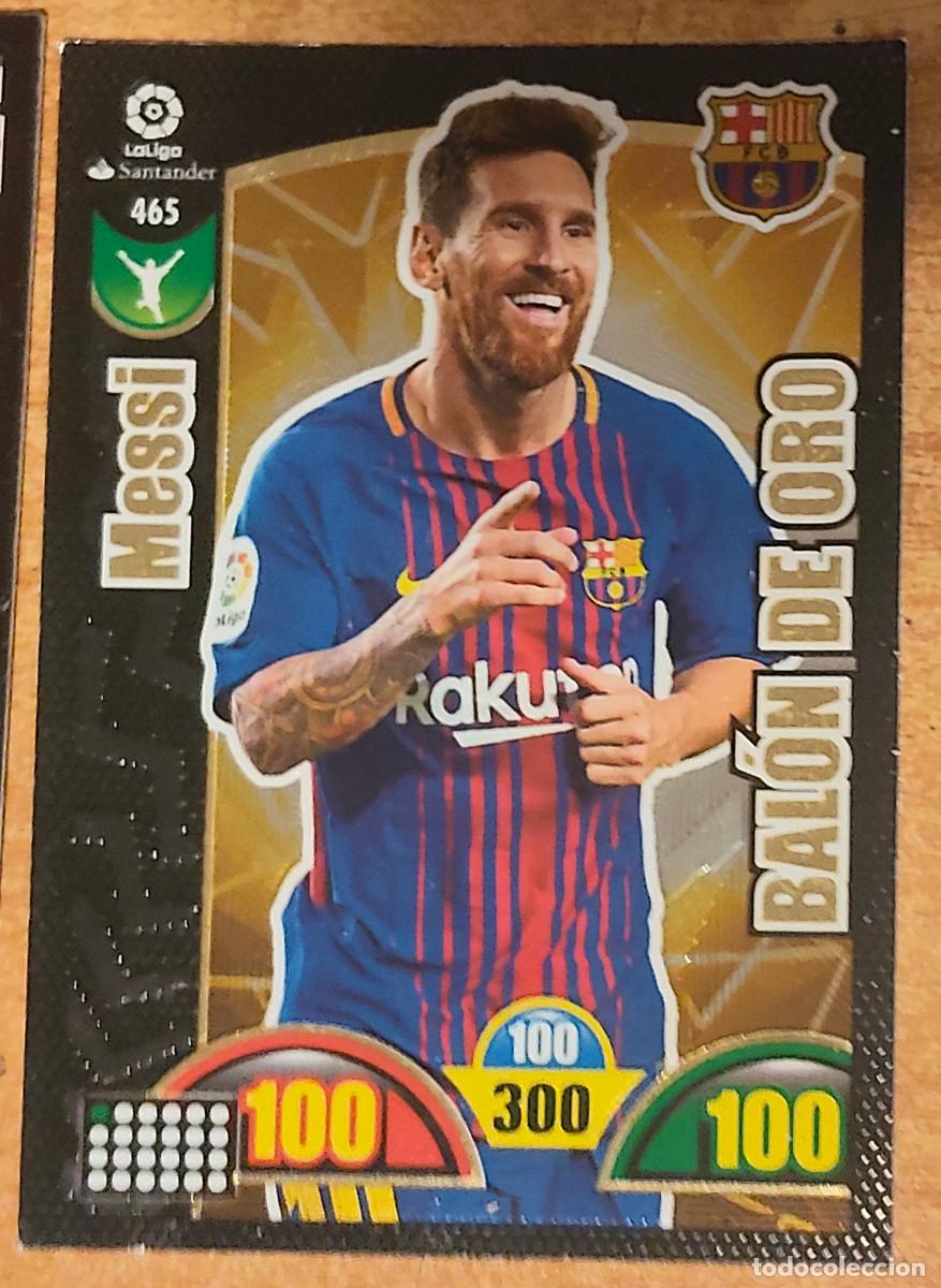 Football Stickers: MESSI BALON DE ORO 17-18 ADRENALYN