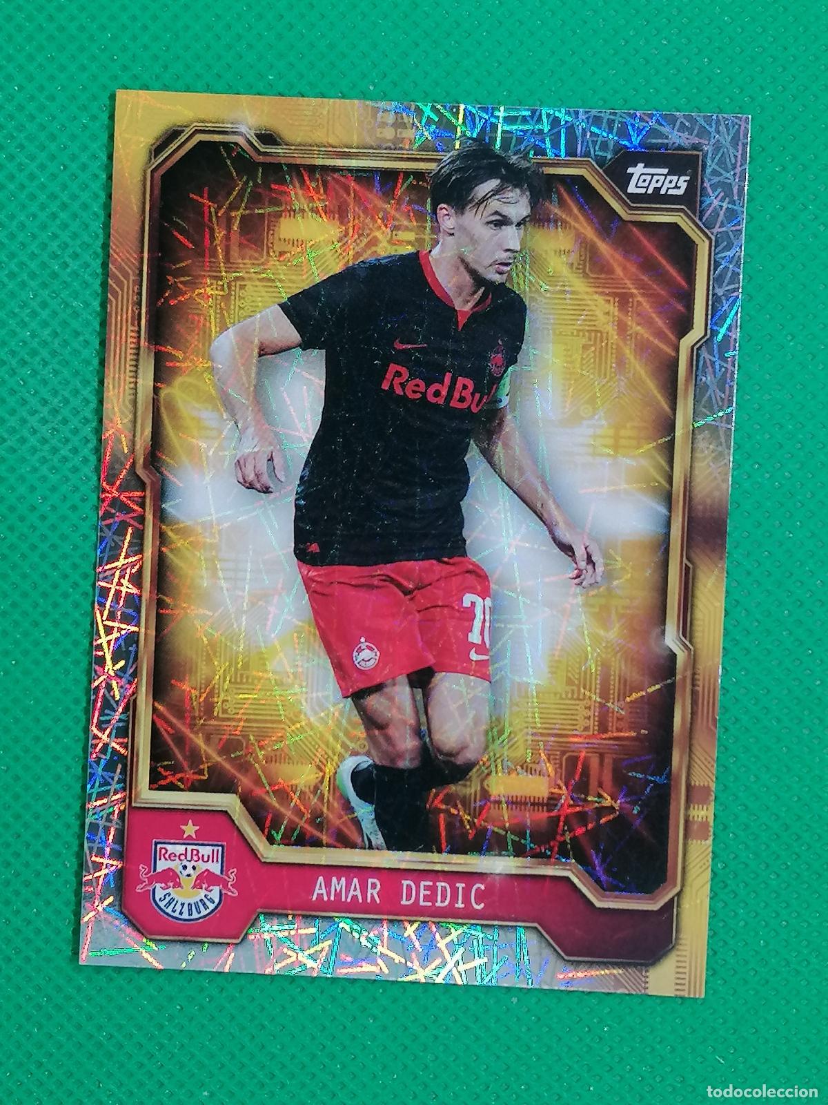 Cromos de f&uacute;tbol: RBSG-2 AMAR DEDIC GOLDEN ELECTRIC PARALEL ⚽ SALZBURG TEAM SET 23 24 2023 2024 ⚽