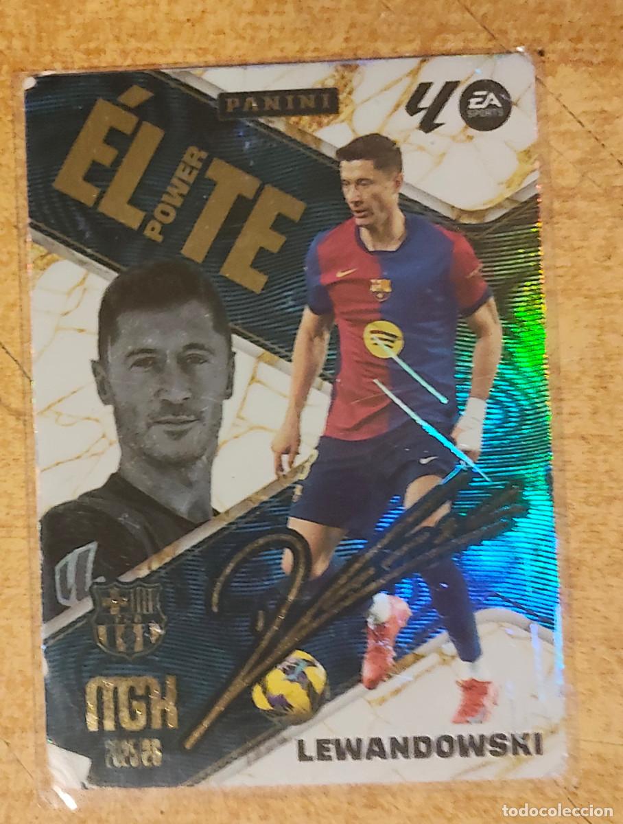 Cromos de f&uacute;tbol: MEGACRACK 24 25 &Eacute;LITE POWER LEWANDOSKI
