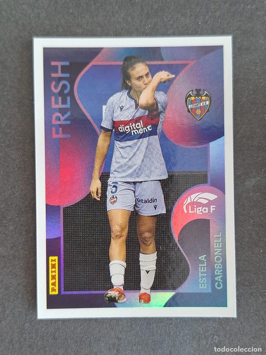 Cromos de f&uacute;tbol: L1 ESTELA CARBONELL LEVANTE U. D. FRESH 374 PANINI LIGA F 2024 2025 24 25 SIN PEGAR