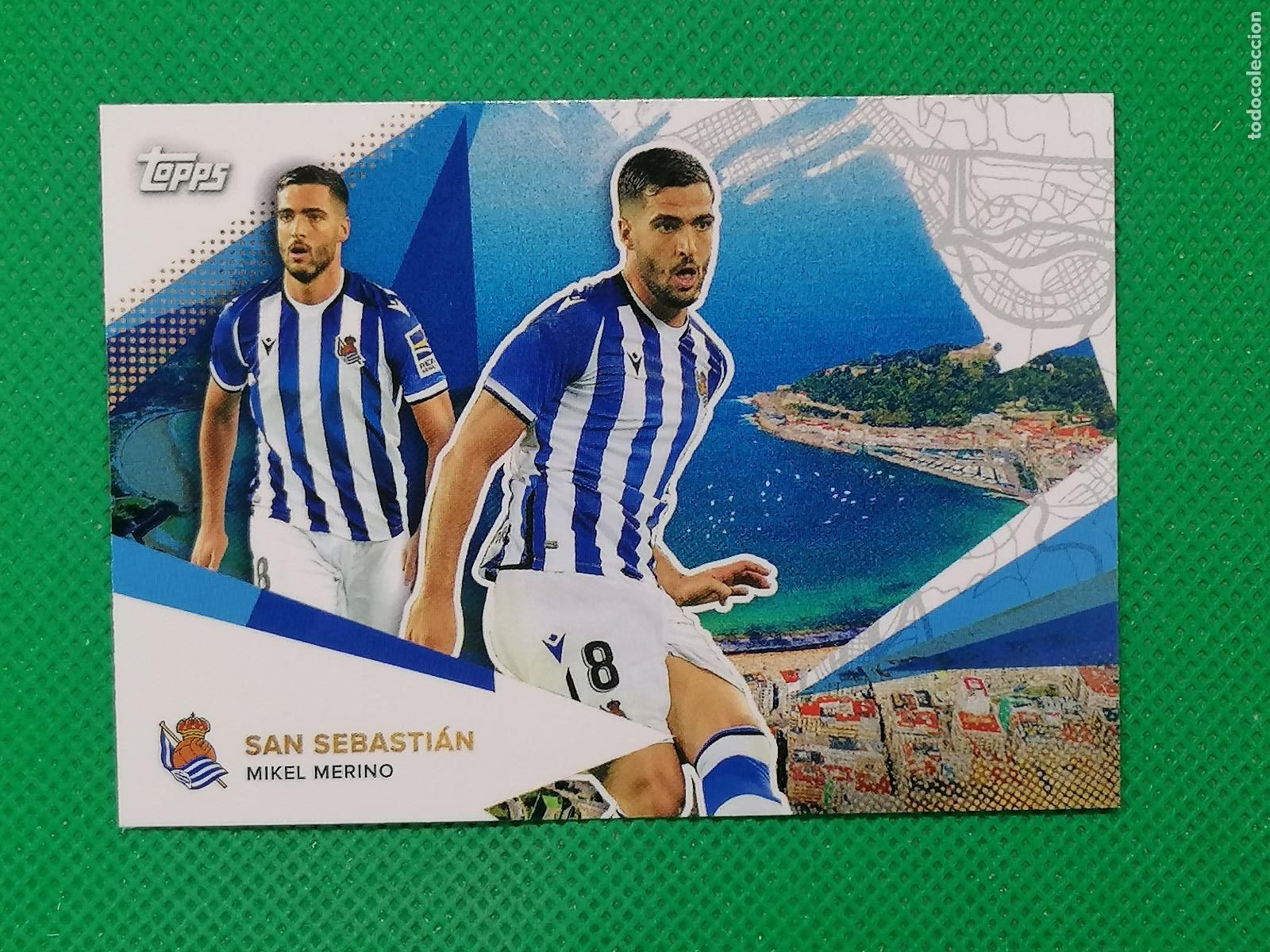 Cromos de f&uacute;tbol: 32 MIKEL MERINO ⚽ REAL SOCIEDAD FAN SET TOPPS 21 22 2021 2022 ⚽