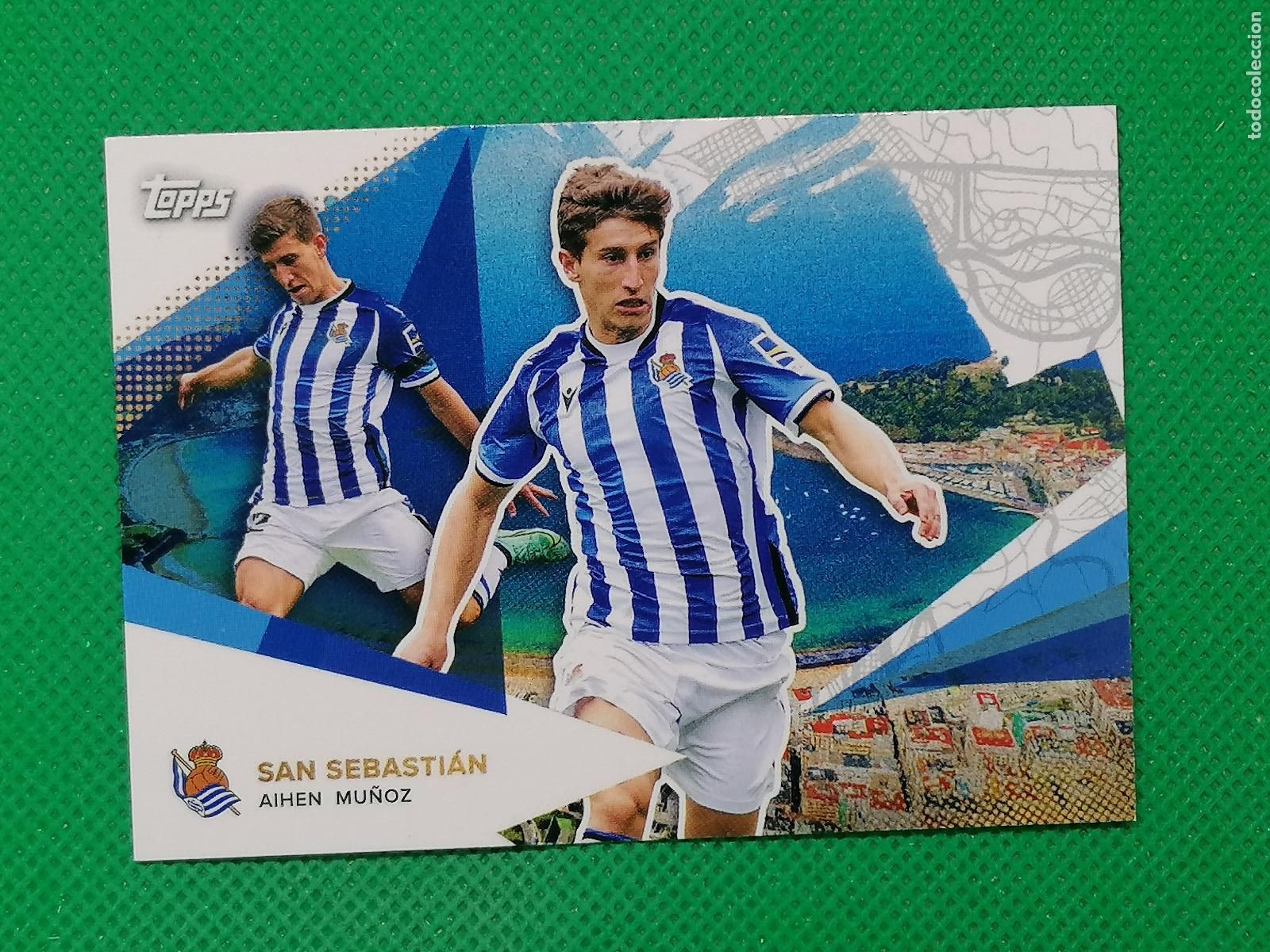 Cromos de f&uacute;tbol: 29 AIHEN MU&Ntilde;OZ ⚽ REAL SOCIEDAD FAN SET TOPPS 21 22 2021 2022 ⚽