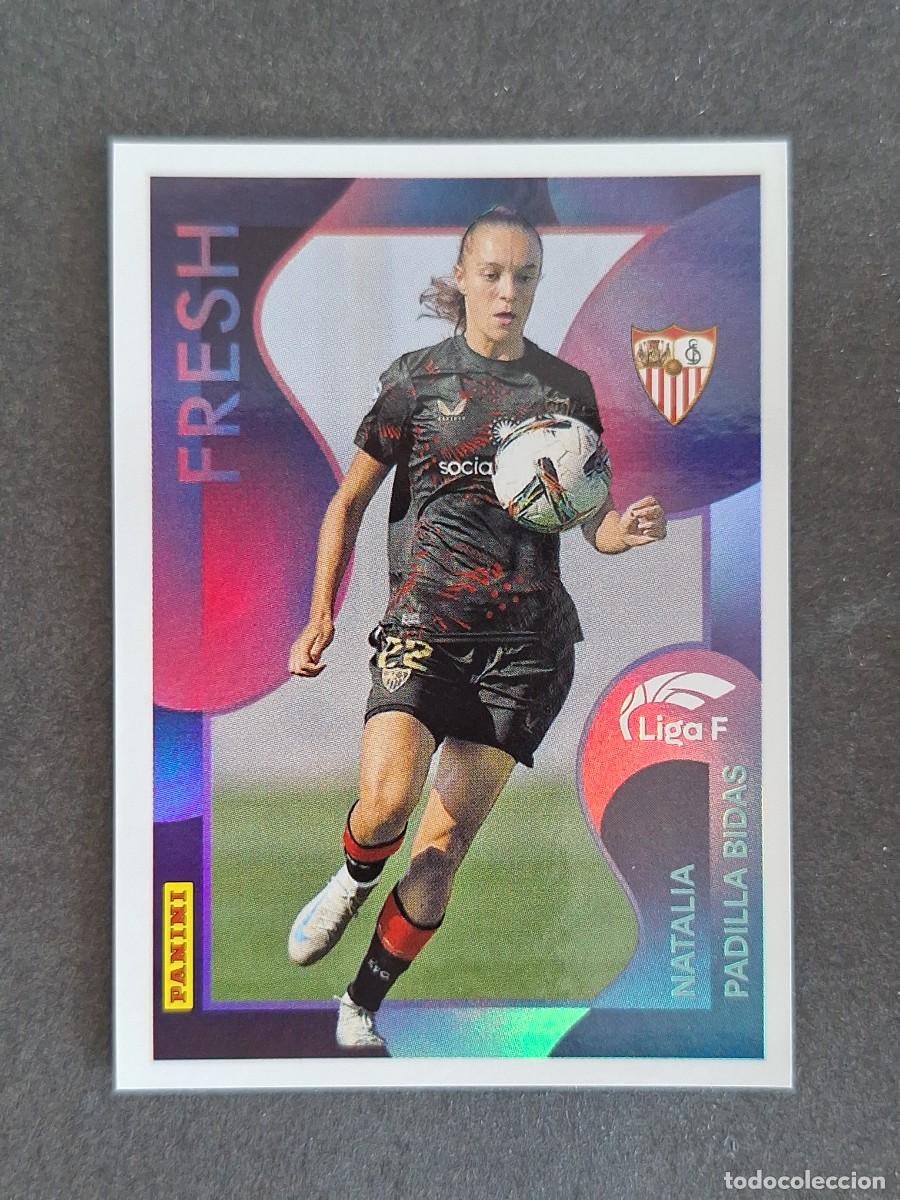 Cromos de f&uacute;tbol: L1 NATALIA PADILLA BIDAS SEVILLA F. C. FRESH 379 PANINI LIGA F 2024 2025 24 25 SIN PEGAR