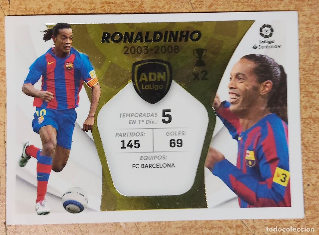 Cromos de f&uacute;tbol: ronaldinho 26 barcelona bar&ccedil;a ADN EDICIONES ESTE LIGA 2021 2022 21 22 n n&ordm; cromo PANINI