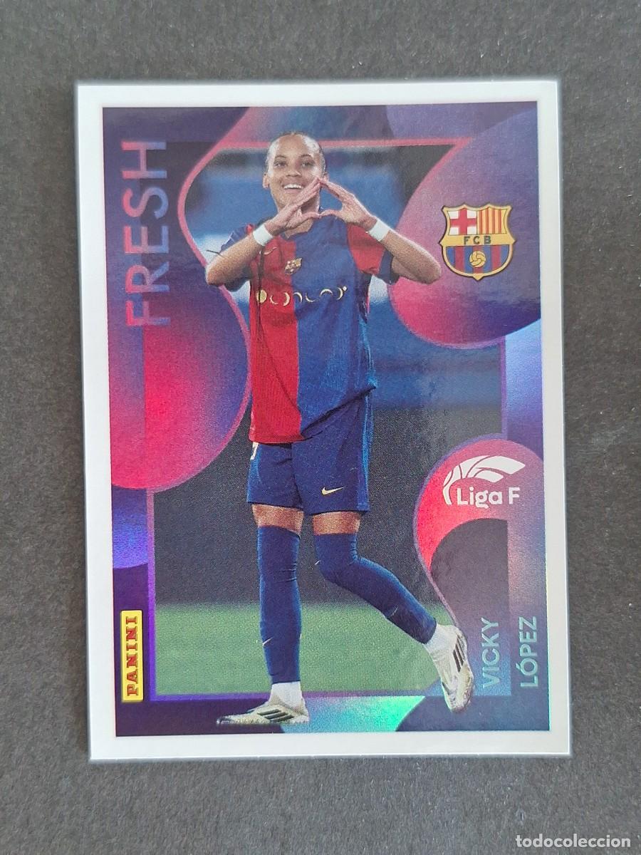 Cromos de f&uacute;tbol: L1 VICKY LOPEZ F. C. BARCELONA FRESH 380 PANINI LIGA F 2024 2025 24 25 SIN PEGAR