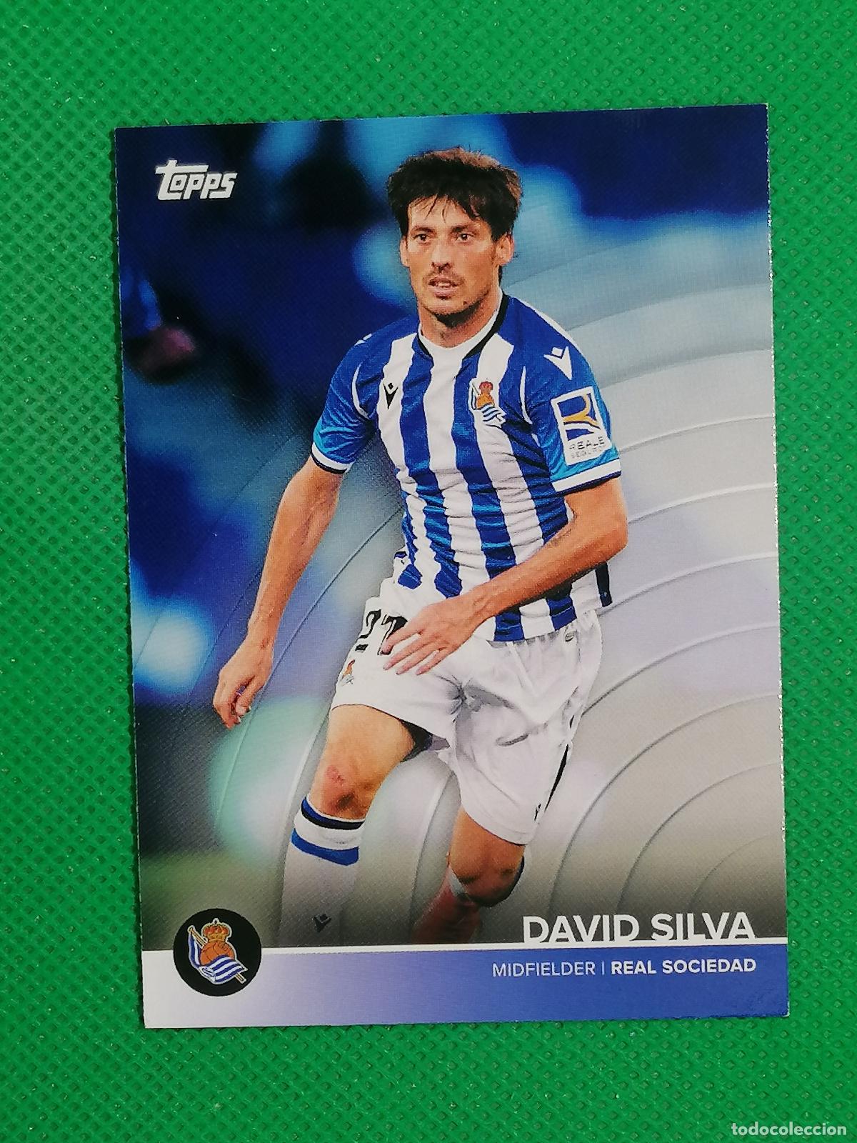 Cromos de f&uacute;tbol: 15 DAVID SILVAE ⚽ REAL SOCIEDAD FAN SET TOPPS 21 22 2021 2022 ⚽