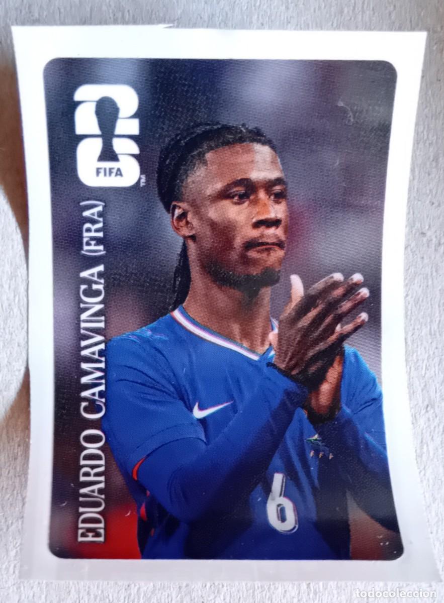 Cromos de f&uacute;tbol: Figurina Panini 2026 Cromo World Cup Usa Mundial 2026 Eduardo Camavinga France Coca Cola FRA