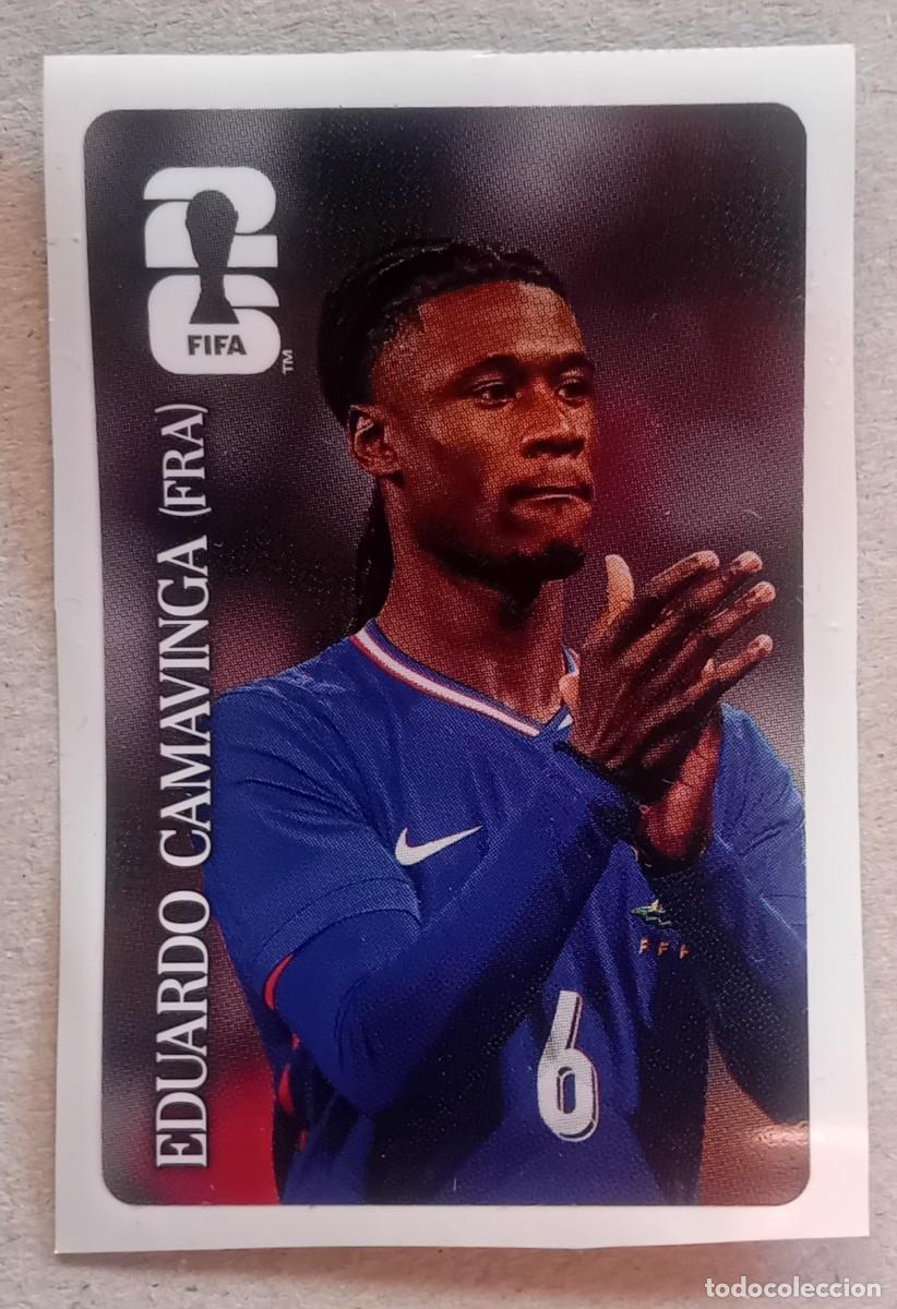 Cromos de f&uacute;tbol: Figurina Panini 2026 Cromo World Cup Usa Mundial 2026 Eduardo Camavinga France Coca Cola FRA