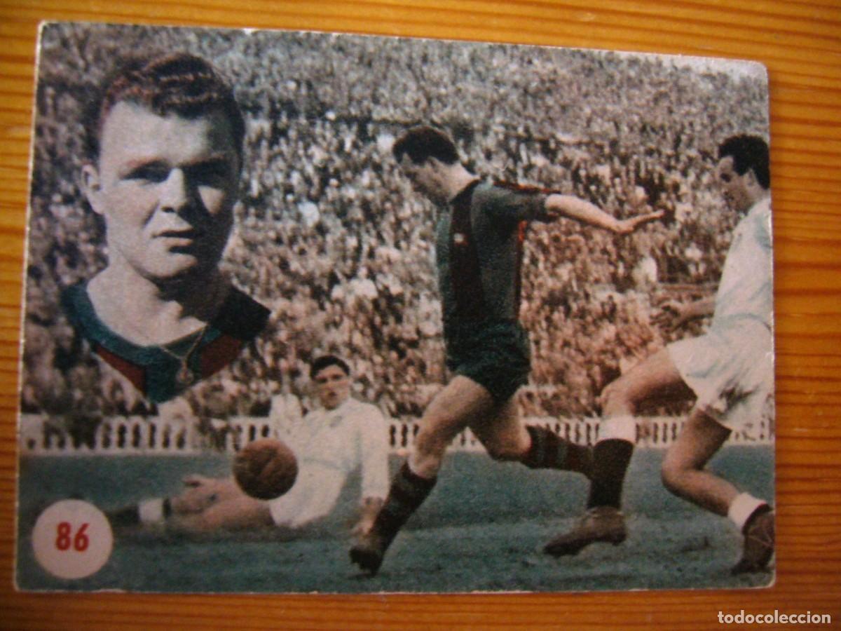 Fu&szlig;ball-Sticker: cromo de KUBALA del album ESCENAS DEPORTIVAS de TODO EL MUNDO de FHER SIN PEGAR ROOKIE