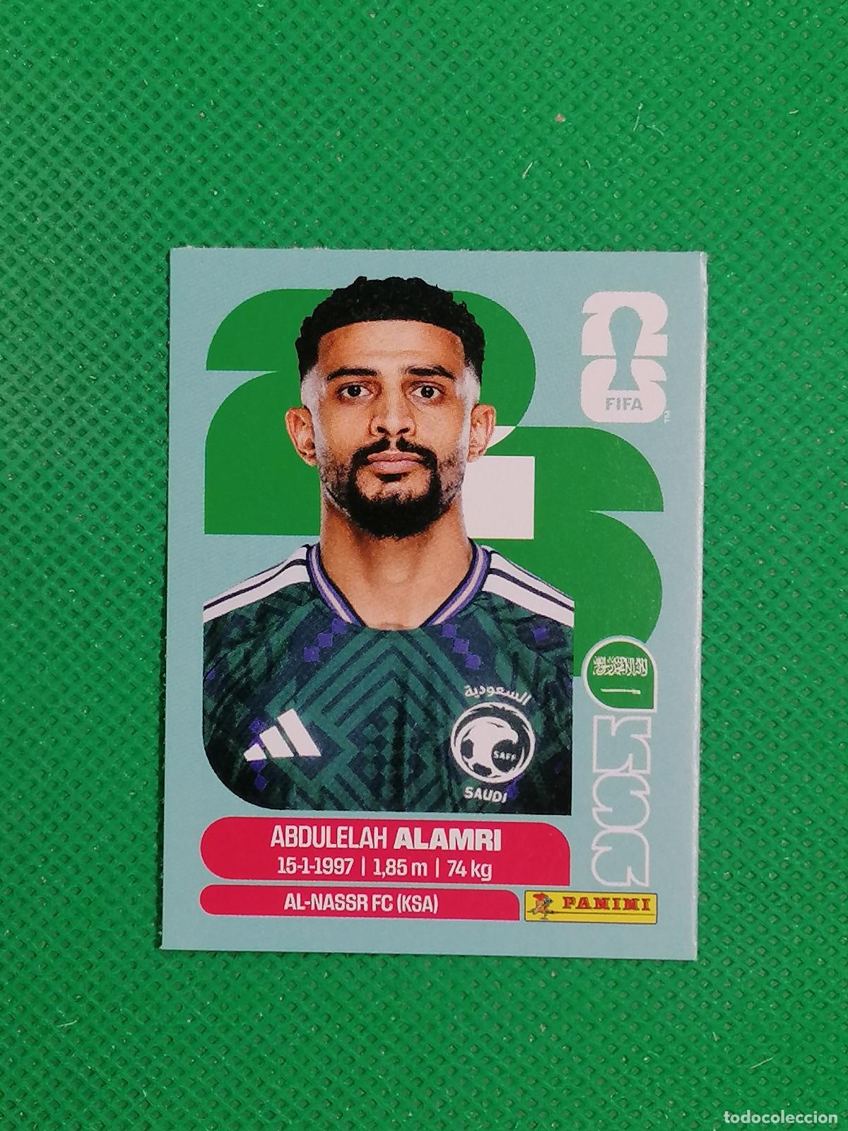 Cromos de f&uacute;tbol: ABDULELAH ALAMRI ARABIA SAUIDI KSA UPDATE SET ⚽ PANINI FIFA MUNDIAL WORLD CUP 26 2026 STICKER ⚽