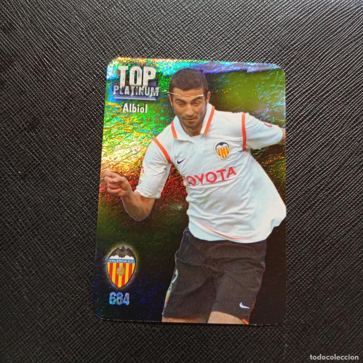 Cromos de f&uacute;tbol: 684 ALBIOL VALENCIA MUNDICROMO QUIZ GAME 2008 2009 FUTBOL 08 09 - A212 PG14 JASPEADO