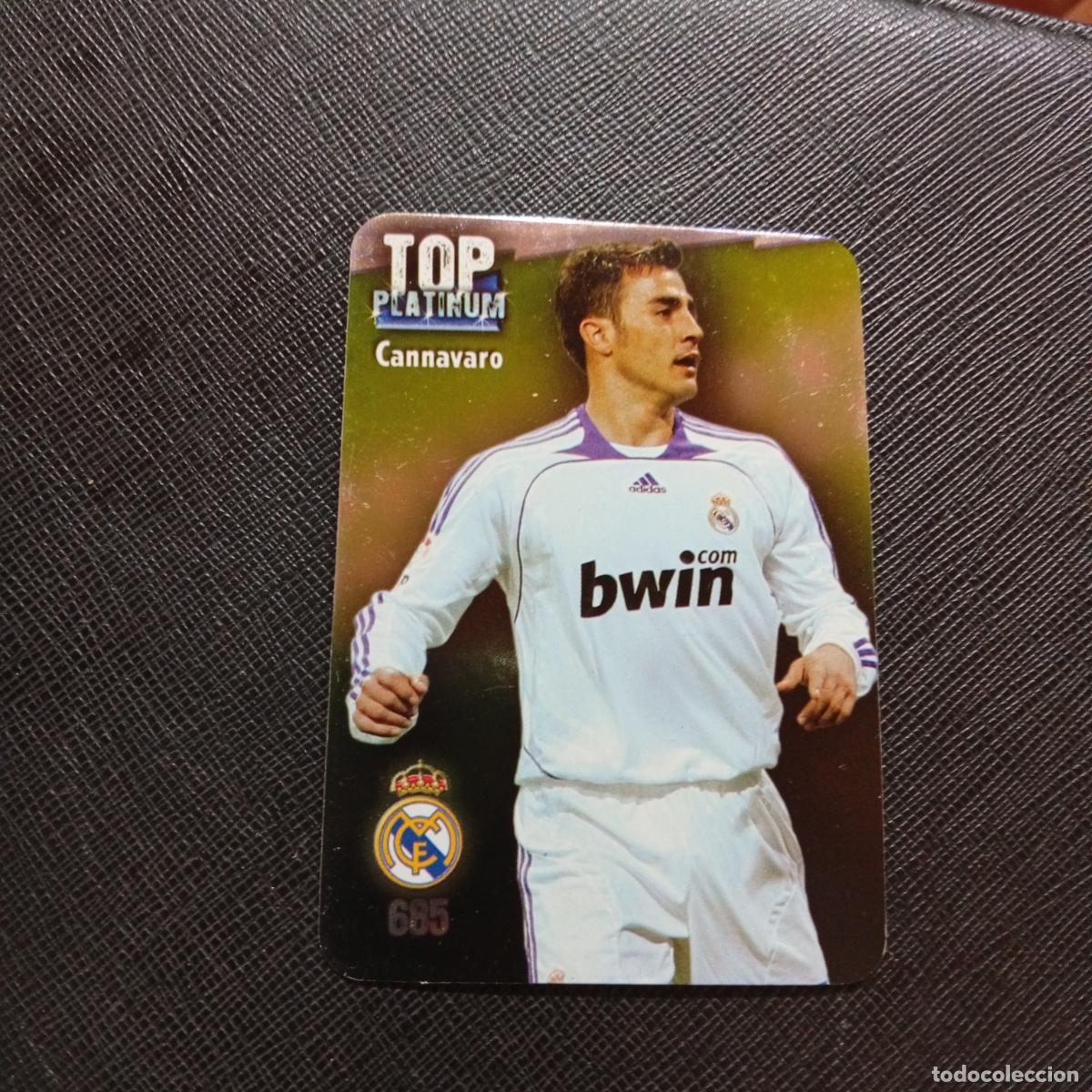Cromos de f&uacute;tbol: 685 CANNAVARO REAL MADRID MUNDICROMO QUIZ GAME 2008 2009 FUTBOL 08 09 - A212 PG14 BRILLO LISO