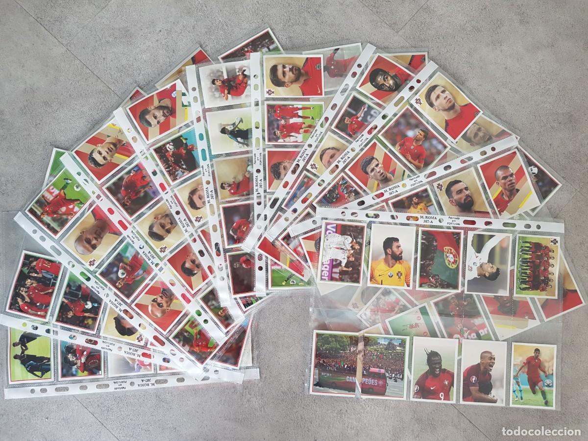 Figurine di Calcio: Panini Fome de Vencer Euro 2020 Eurocopa completa sin pegar album sobre Cristiano Ronaldo Portugal