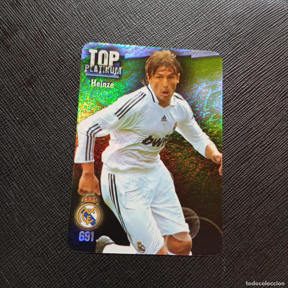 Cromos de f&uacute;tbol: 691 HEINZE REAL MADRID MUNDICROMO QUIZ GAME 2008 2009 FUTBOL 08 09 - A212 PG14 JASPEADO