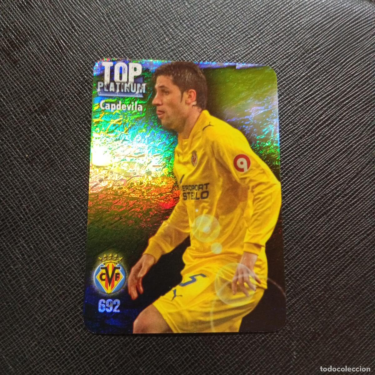 Cromos de f&uacute;tbol: 692 CAPDEVILA VILLARREAL MUNDICROMO QUIZ GAME 2008 2009 FUTBOL 08 09 - A212 PG14 JASPEADO