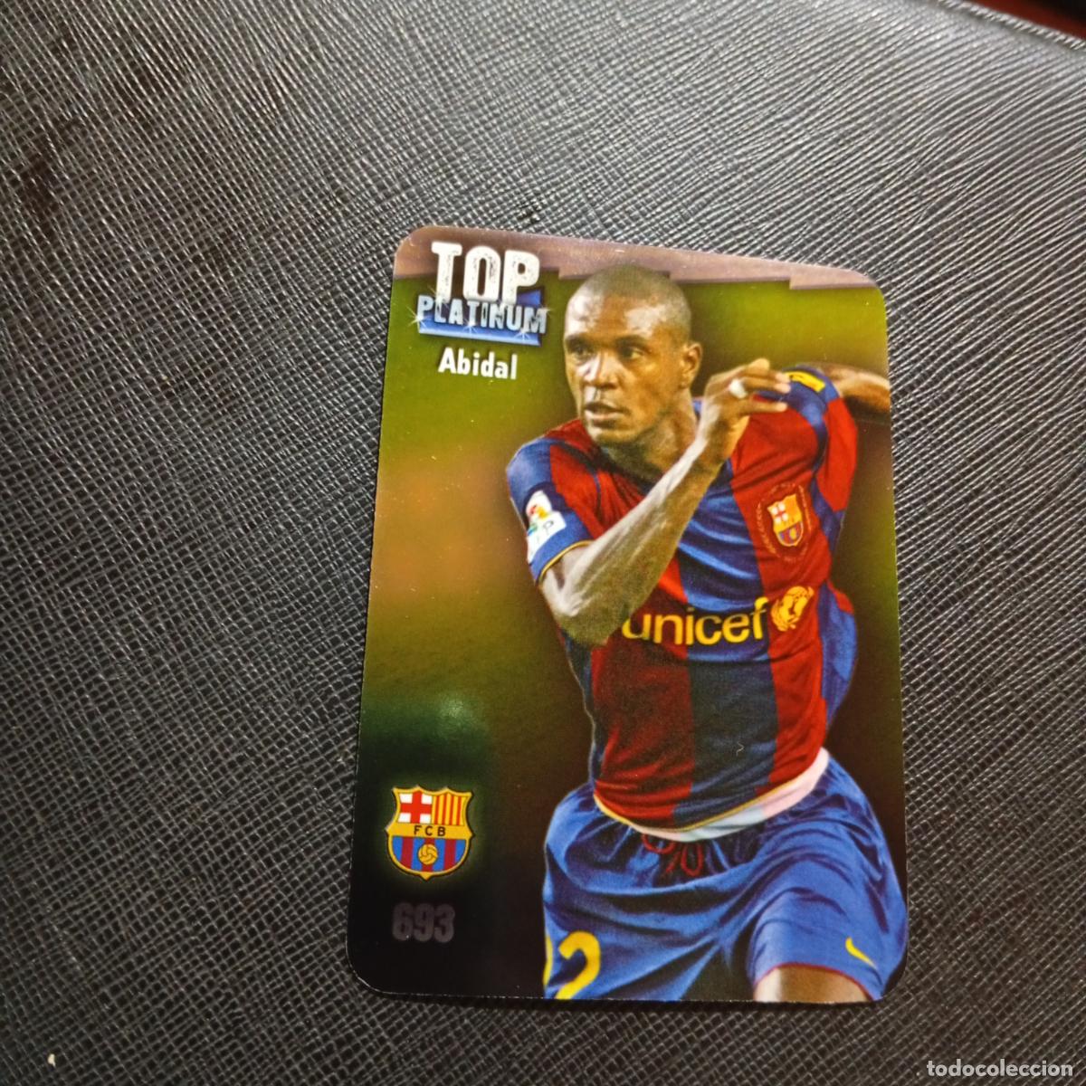Cromos de f&uacute;tbol: 693 ABIDAL BARCELONA MUNDICROMO QUIZ GAME 2008 2009 FUTBOL 08 09 - A212 PG14 BRILLO LISO