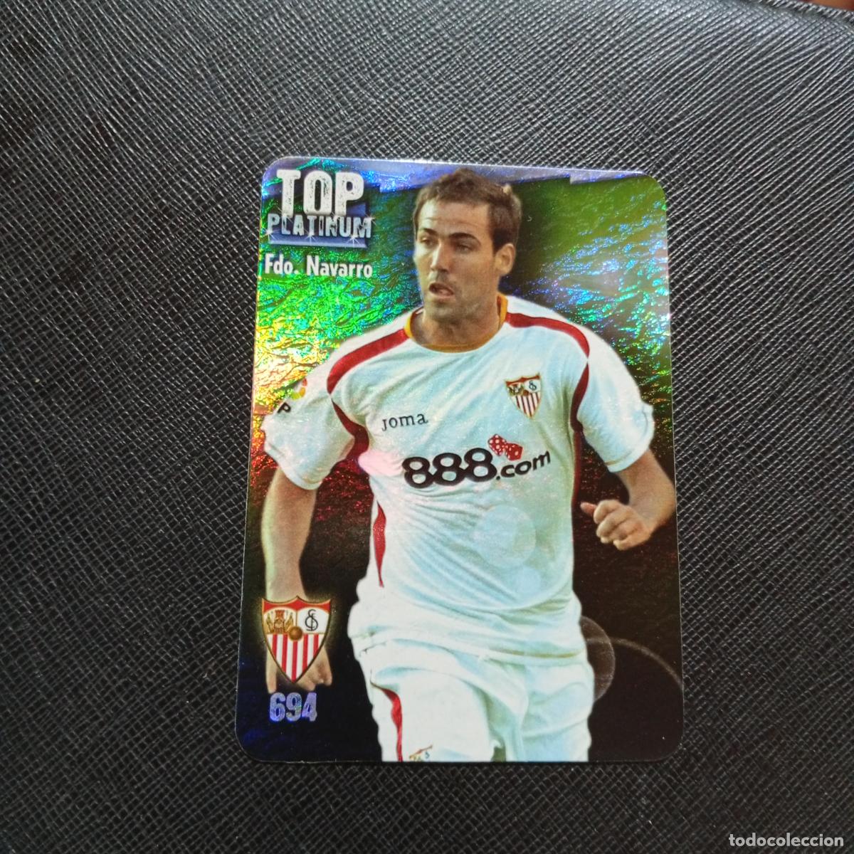 Cromos de f&uacute;tbol: 694 FERNANDO NAVARRO SEVILLA MUNDICROMO QUIZ GAME 2008 2009 FUTBOL 08 09 - A212 PG14 JASPEADO