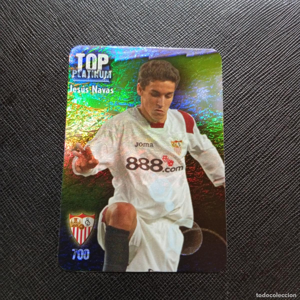Cromos de f&uacute;tbol: 700 JESUS NAVAS SEVILLA MUNDICROMO QUIZ GAME 2008 2009 FUTBOL 08 09 - A212 PG15 JASPEADO