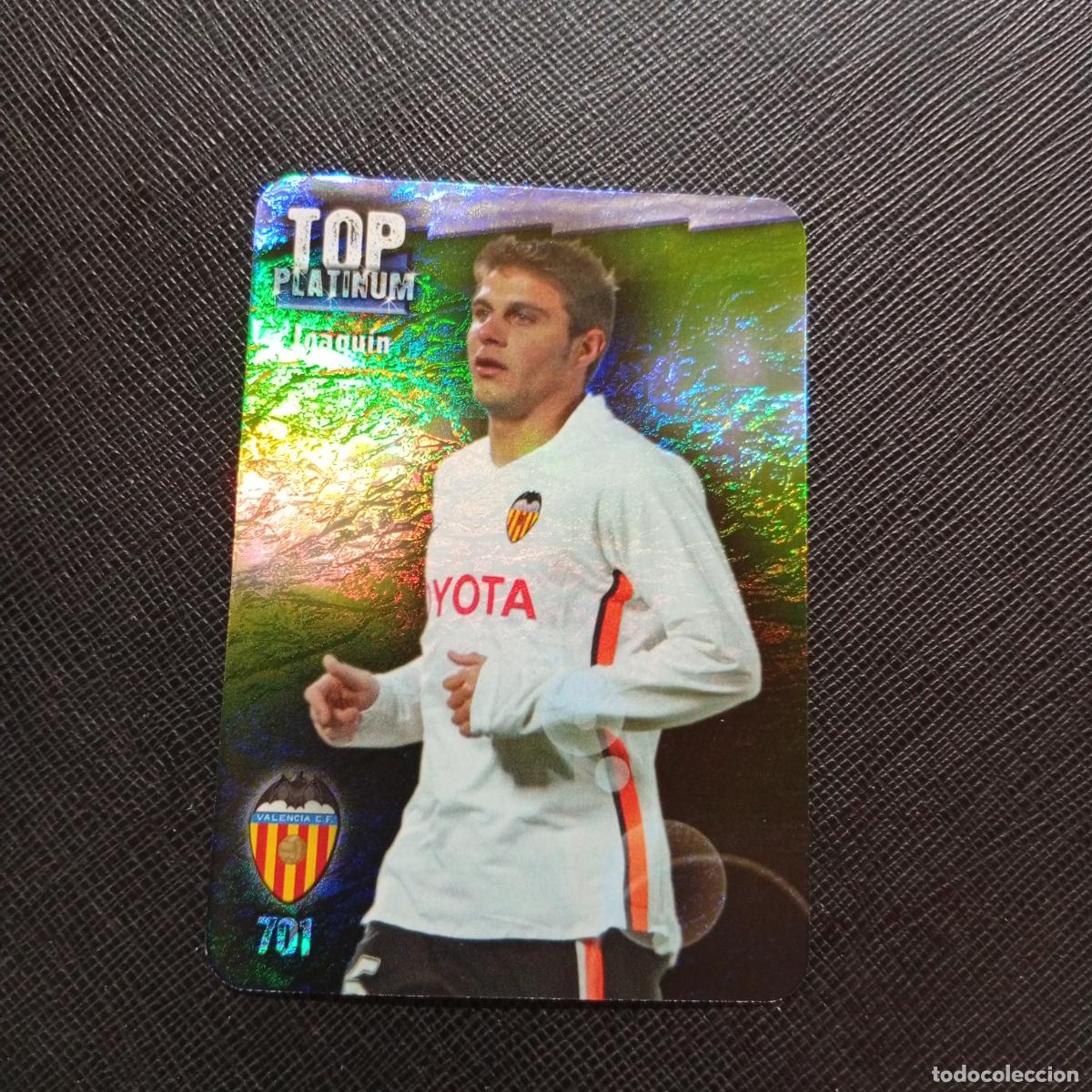 Cromos de f&uacute;tbol: 701 JOAQUIN VALENCIA MUNDICROMO QUIZ GAME 2008 2009 FUTBOL 08 09 - A212 PG15 JASPEADO
