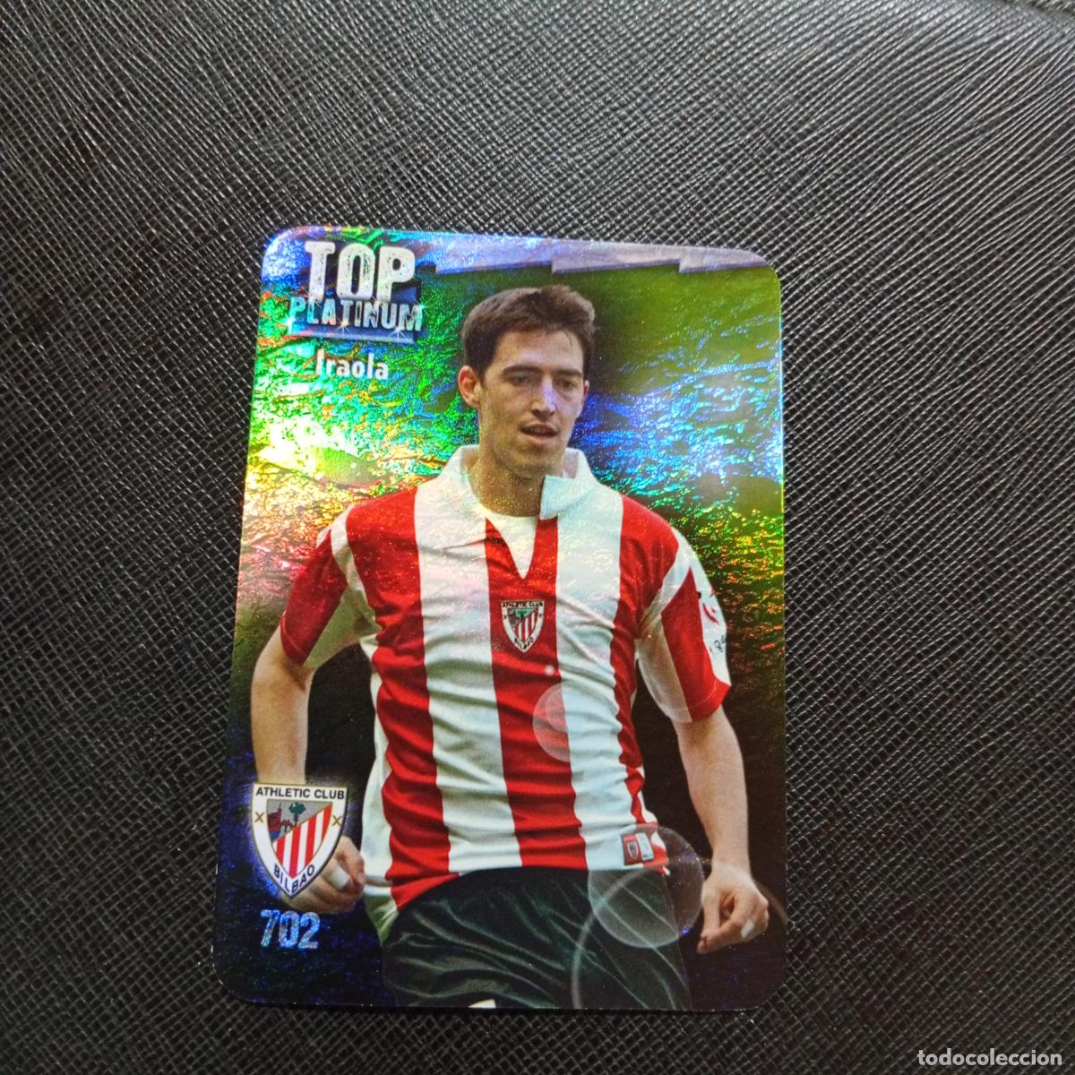 Cromos de f&uacute;tbol: 702 IRAOLA BILBAO MUNDICROMO QUIZ GAME 2008 2009 FUTBOL 08 09 - A212 PG15 JASPEADO