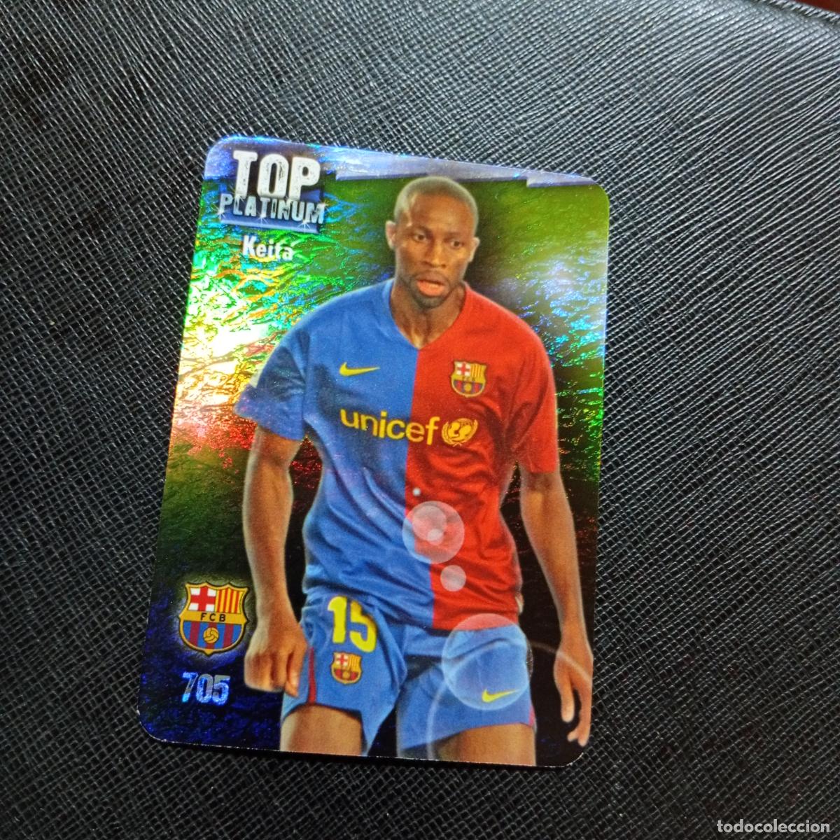 Cromos de f&uacute;tbol: 705 KEITA BARCELONA MUNDICROMO QUIZ GAME 2008 2009 FUTBOL 08 09 - A212 PG15 JASPEADO