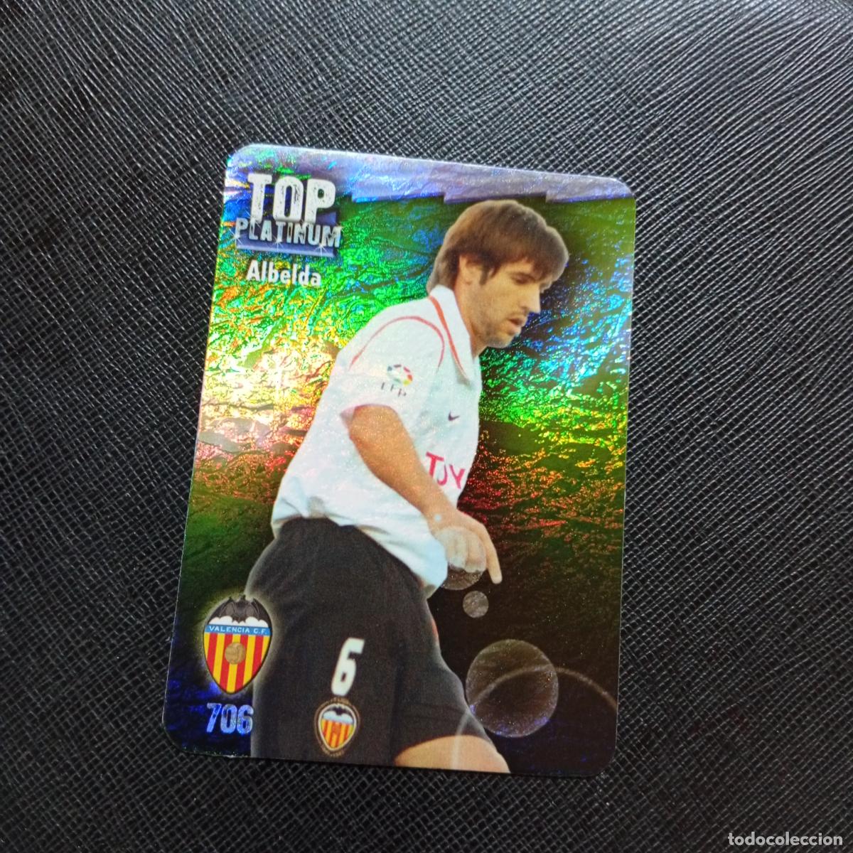 Cromos de f&uacute;tbol: 706 ALBELDA VALENCIA MUNDICROMO QUIZ GAME 2008 2009 FUTBOL 08 09 - A212 PG15 JASPEADO