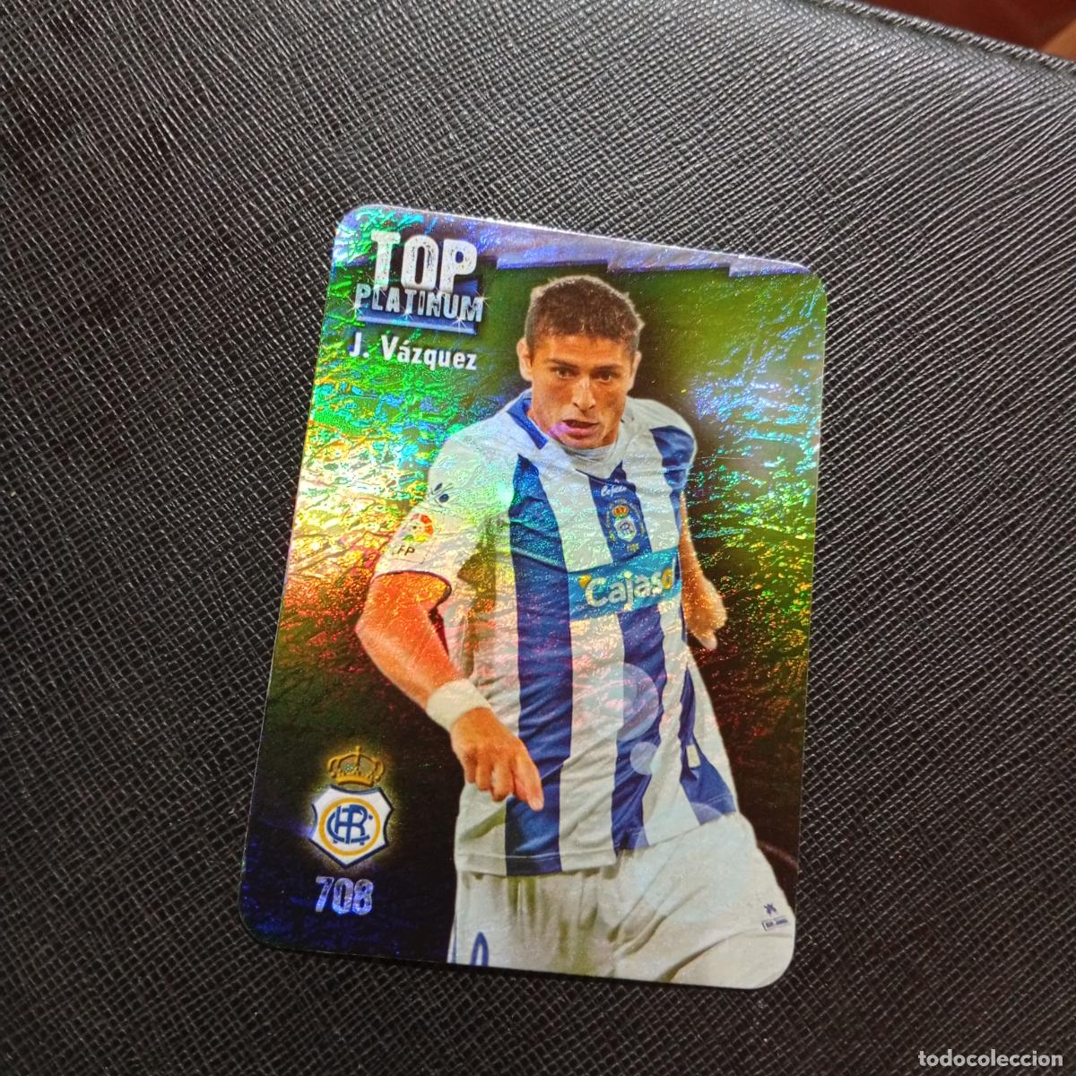 Cromos de f&uacute;tbol: 708 JESUS VAZQUEZ RECREATIVO MUNDICROMO QUIZ GAME 2008 2009 FUTBOL 08 09 - A212 PG15
