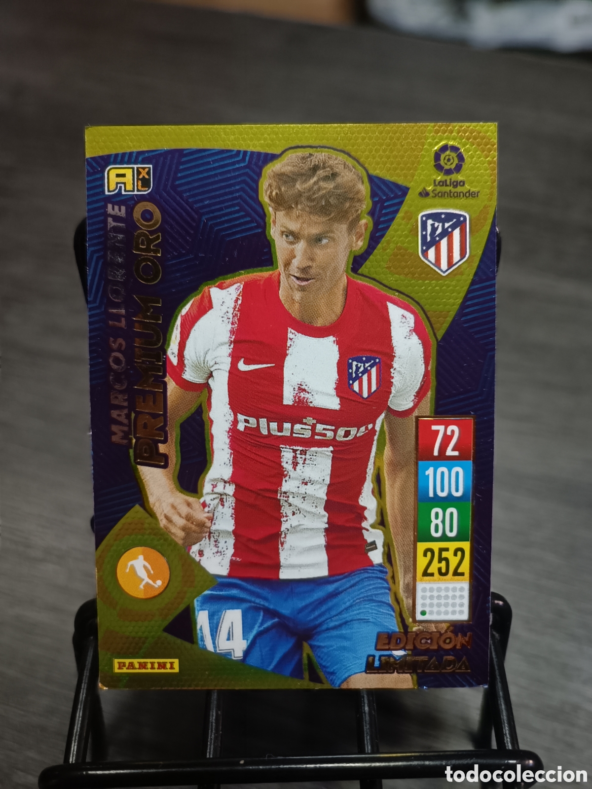 Fu&szlig;ball-Sticker: 2021 2022 Llorente Premium oro