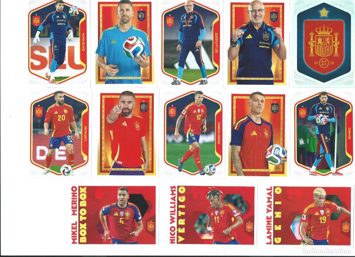 Cromos de f&uacute;tbol: ESPA&Ntilde;A MUNDIAL 2026 CARREFOUR : 60 CROMOS DISTINTOS DE LOS 72 (LOS 3 DE LAMINE YAMAL). VER FOTOS