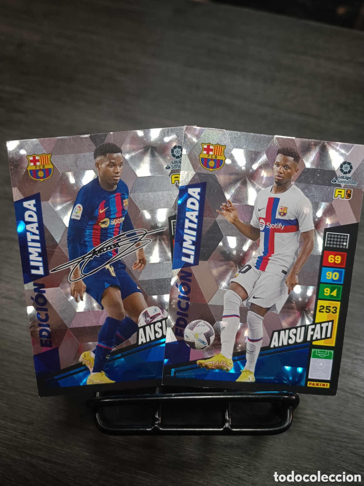 Fu&szlig;ball-Sticker: Pack Limitadas Ansu Fati 2022 2023