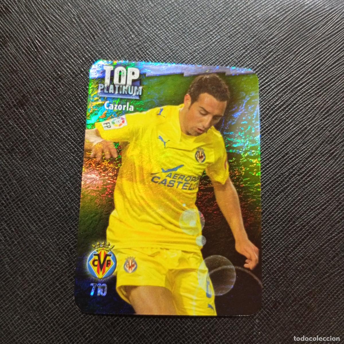 Cromos de f&uacute;tbol: 710 CAZORLA VILLARREAL MUNDICROMO QUIZ GAME 2008 2009 FUTBOL 08 09 - A212 PG17 JASPEADO
