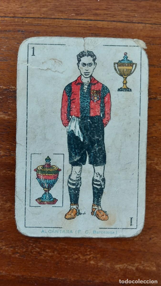 Fu&szlig;ball-Sticker: PAULINO ALCANTARA ( F.C. BARCELONA ) - NAIPE / CARTA DE BARAJA DE CHOCOLATES AMATLLER - 1920s